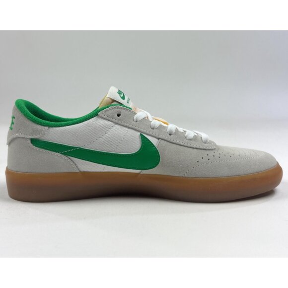 Nike SB Heritage Vulc Mens White Lucky Green Shoes Skateboarding Loq CD5010-101 - Picture 5 of 10
